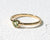 Peridot (cut) K18 ring [Positively Overcome] LUCAS - Clochette　