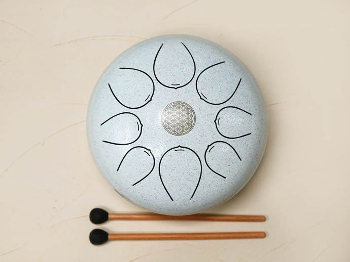 Healing drum (with Flower of Life mark)