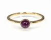Ruby K18 ring, ring for a lifetime wish LUCAS - Clochette