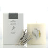 White Sage Leaf Soy Candle [100% natural ingredients, purification and meditation candle] LUCAS