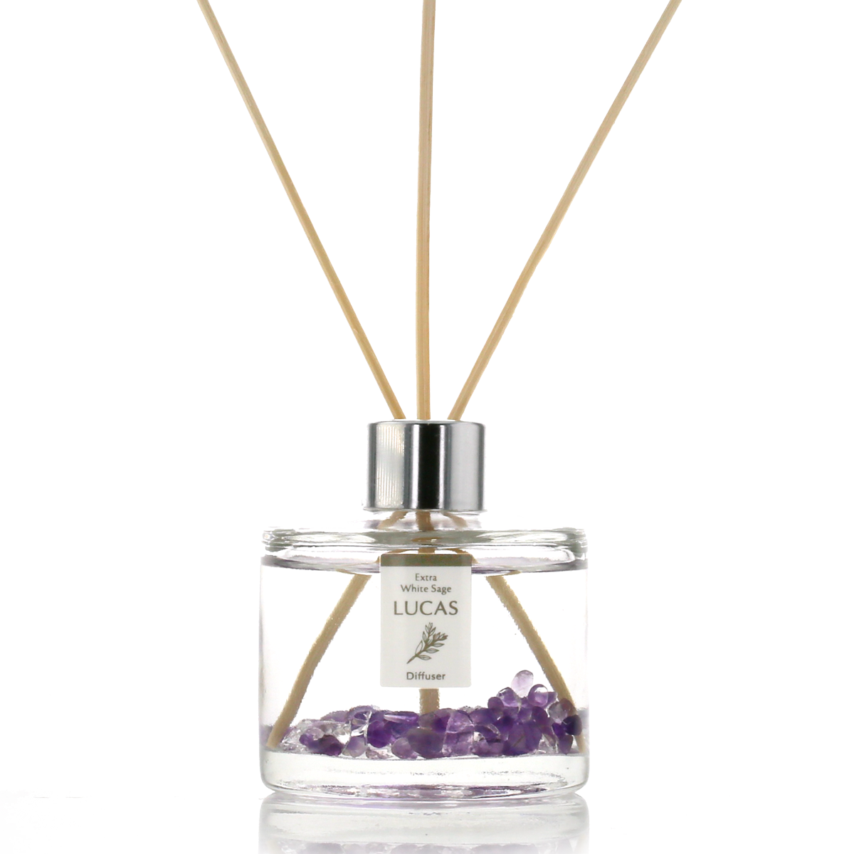 Purifying Diffuser [mini set 2 units ] LUCAS [ 100% natural ingredients, AMETHYST]
