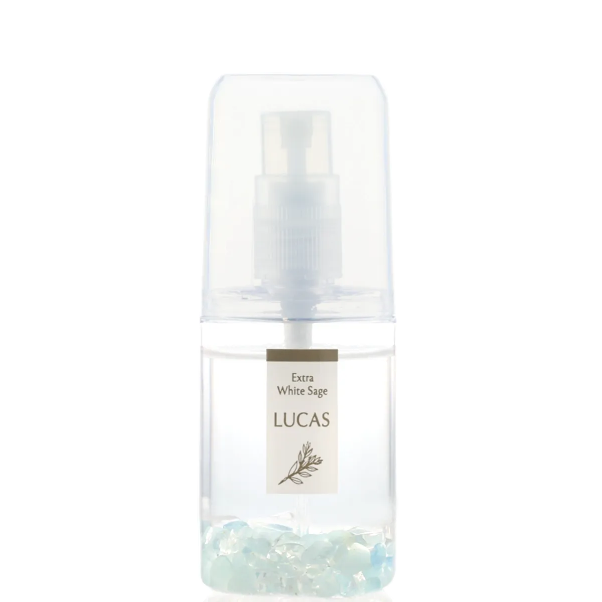 White Sage Purifying Spray LUCAS Pocket size [100% natural ingredients, AQUAMARINE]